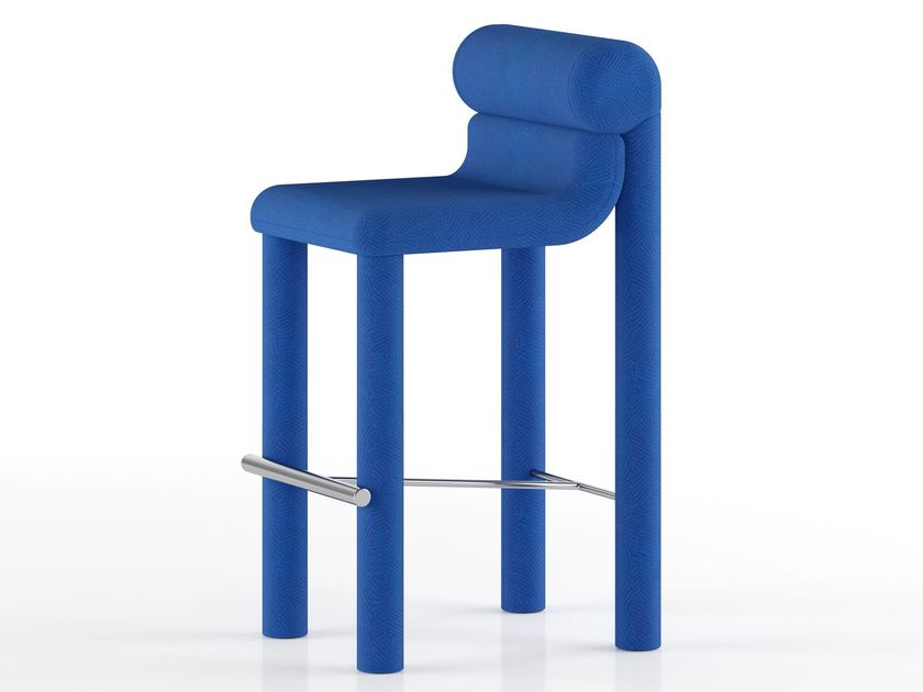 UNEVEN OBJECTS
TACTO
Upholstered fabric barstool with back