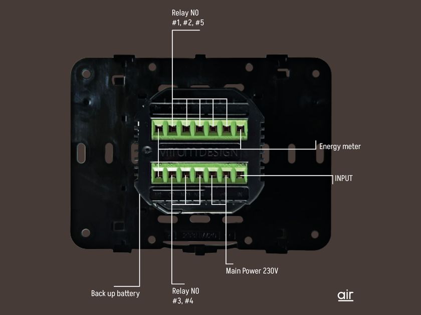 VITRUM DESIGN
AIR
Building automation system interface / switch range