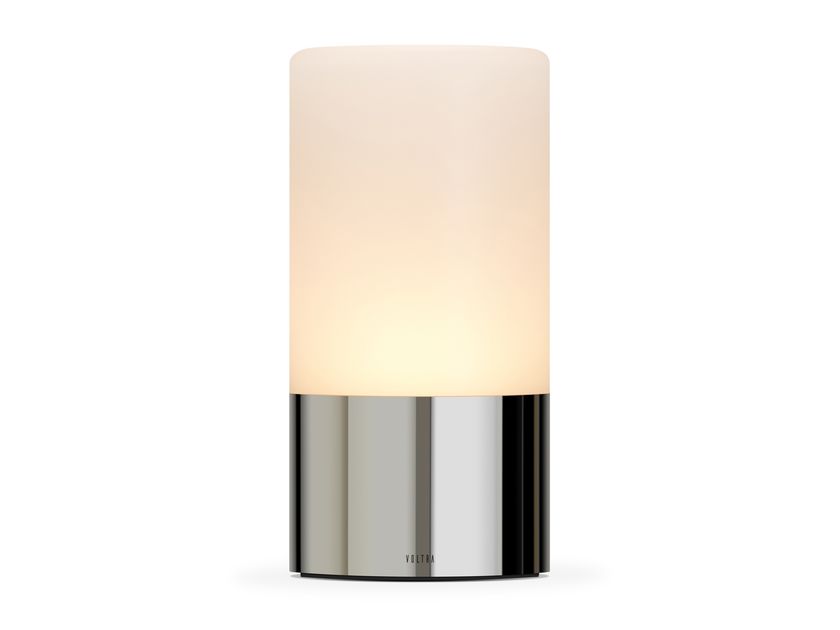 Voltra Lighting
VOLTRA FROSTED POLISHED CHROME
Cordless satin glass table lamp