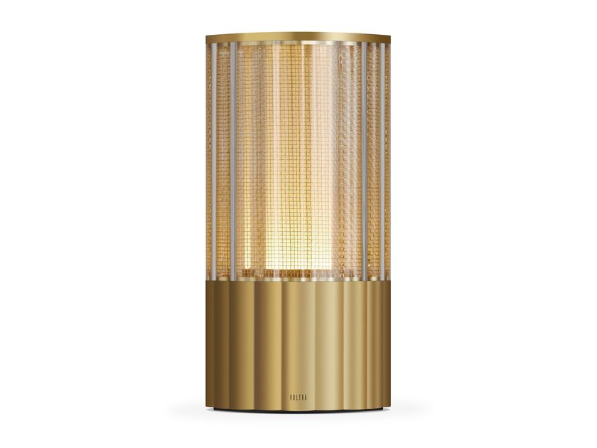 Voltra Lighting
VOLTRA REEDED NATURAL BRASS
Cordless metal table lamp