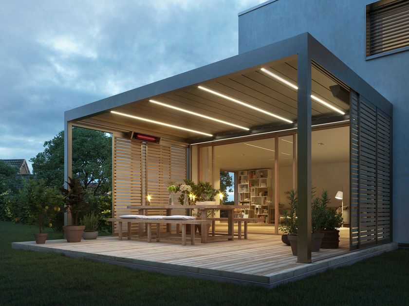 WAREMA
LAMAXA
Bioclimatic aluminium pergola with adjustable louvers