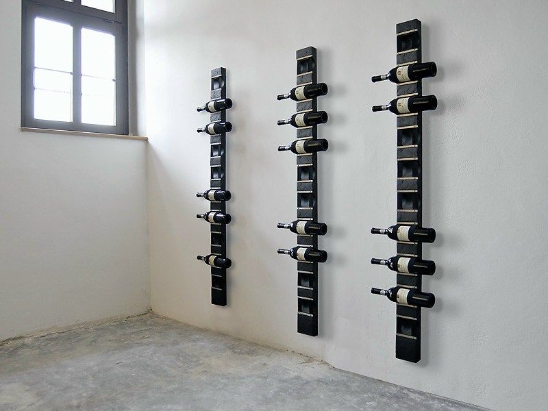 Wissmann raumobjekte
ART580
Wall-mounted steel bottle rack