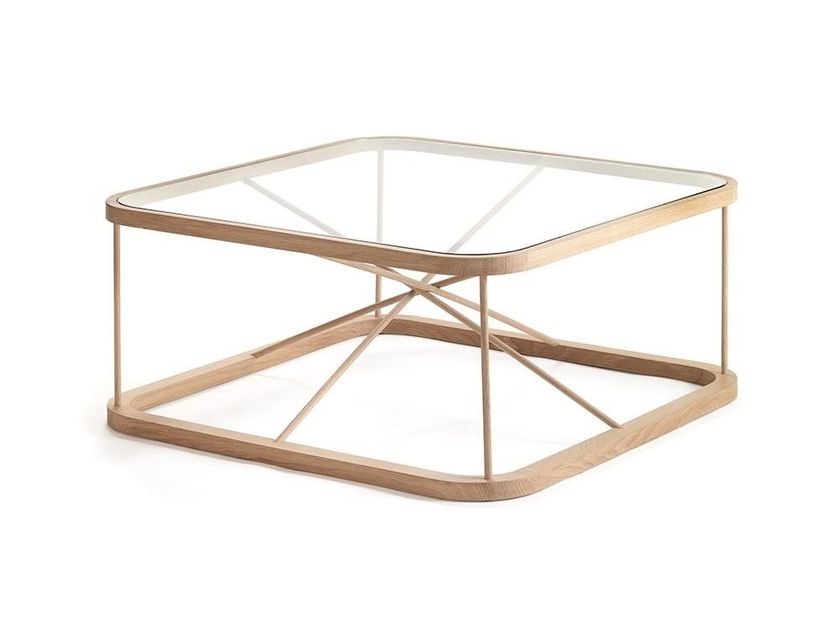 Woodnotes
TWIGGY XL
Square wood and glass coffee table