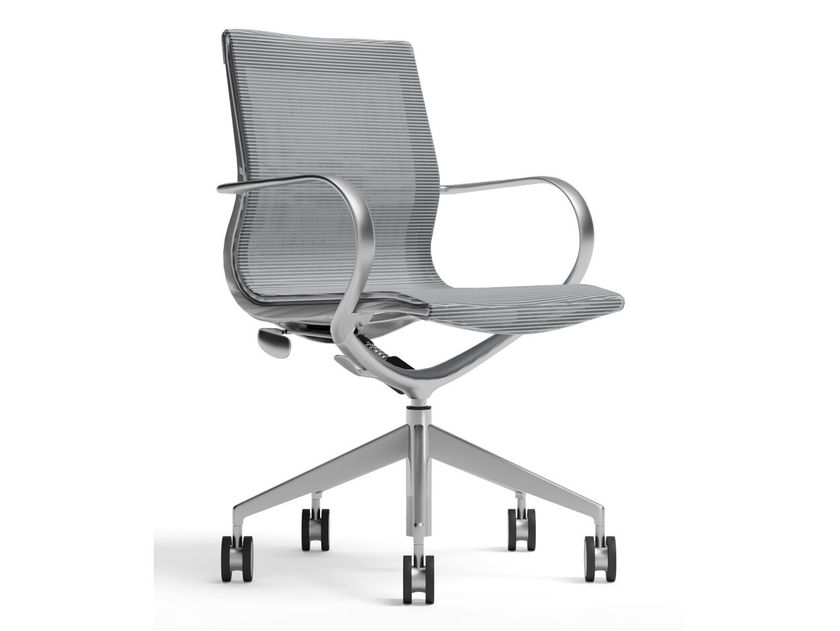 WORKSPACE
STERLING MESH
Swivel trestle-based aluminium office chair with castors