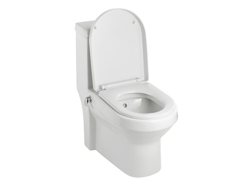WuduMate
TURKISH STYLE TOILET
Floor mounted ceramic toilet with bidet with external cistern