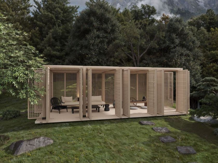 YARDCOM
BAMBOUSERAIE ZEN PERGOLA
Freestanding aluminium pergola