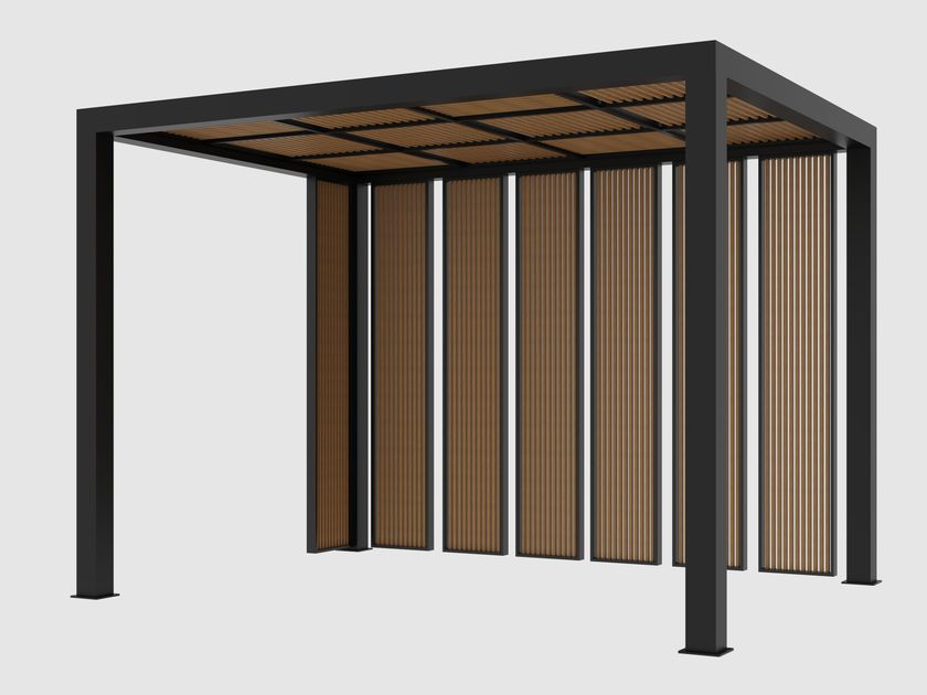 YARDCOM
ELEMENT LOUVERED PERGOLA
Freestanding aluminium pergola