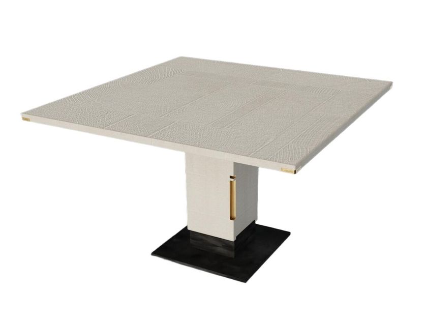 YARDCOM
ZITHER
Square HPL garden table with central base