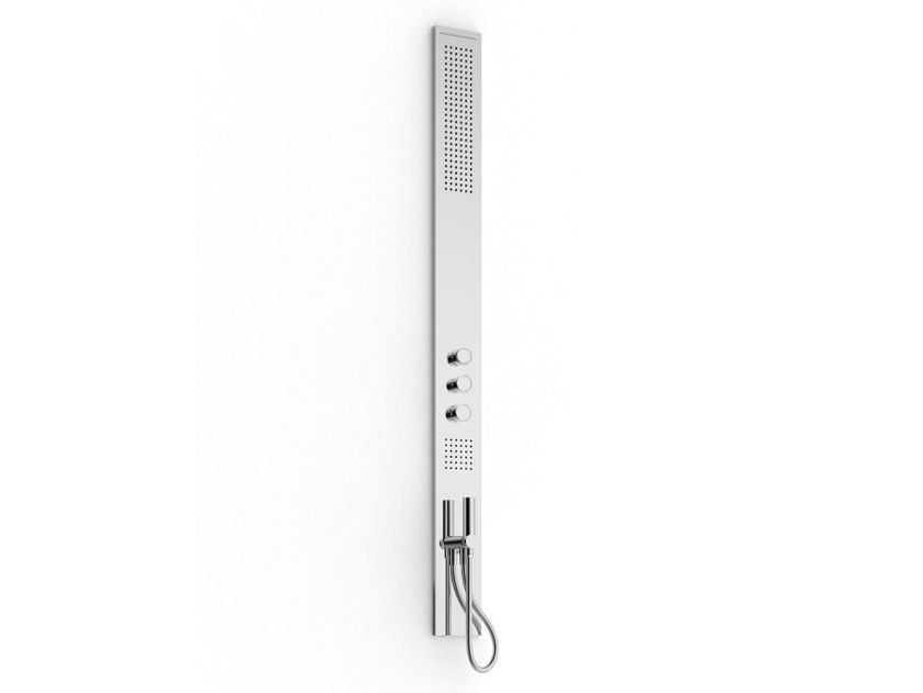ZAZZERI
OBLIQUA
Thermostatic stainless steel shower panel