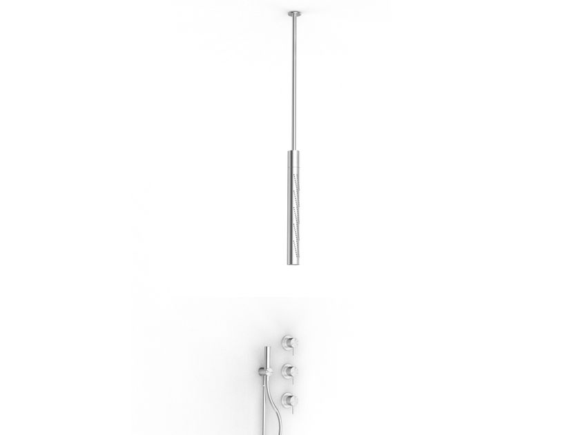 ZAZZERI
Z316 MONO
Thermostatic stainless steel shower mixer with overhead shower