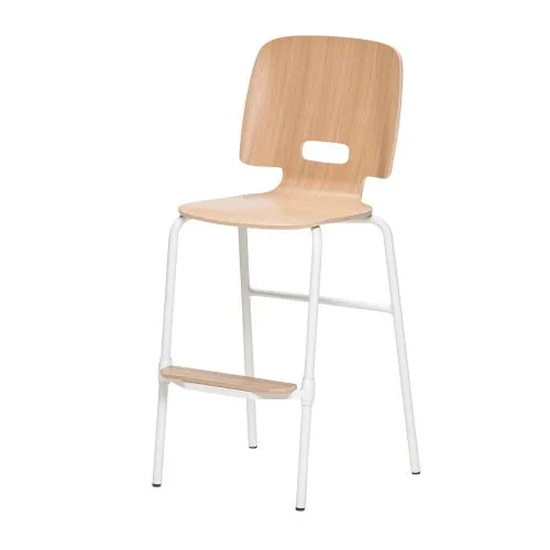 Iris Стул высокий (650 мм) с подставкой для ног — 9