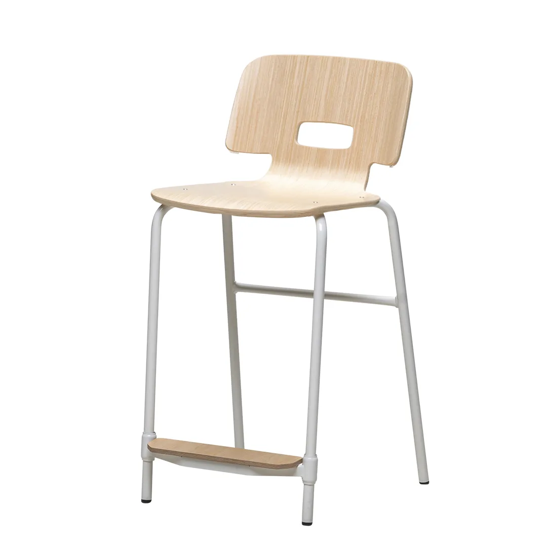 Iris Стул высокий (650 мм) с подставкой для ног — 5