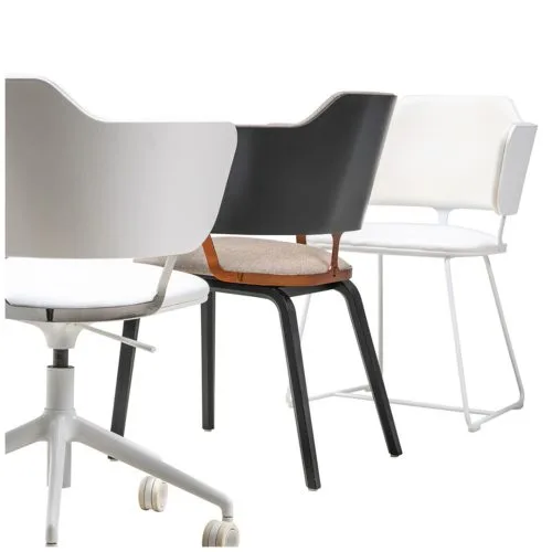 MyFlow Meeting Chair Кресло на деревянных ножках — 6